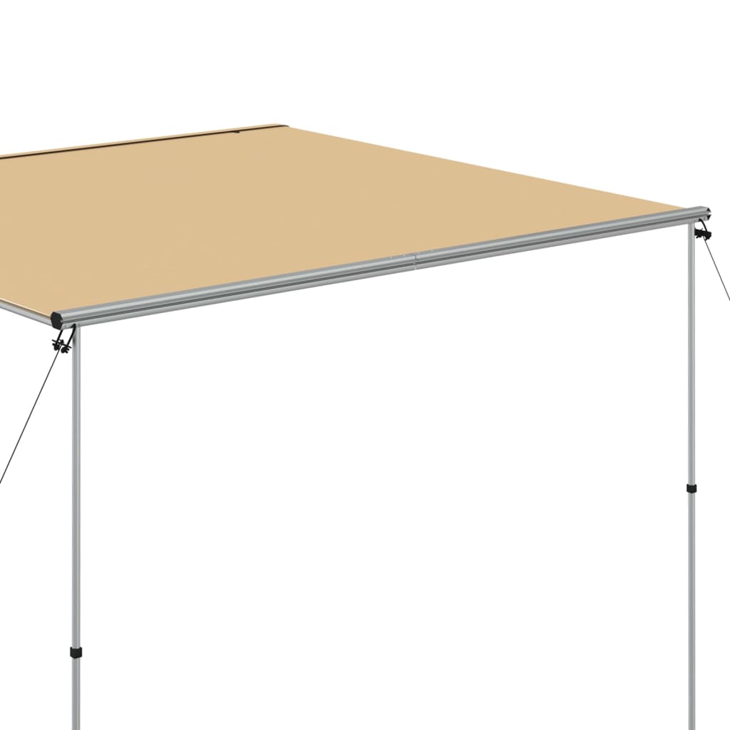 vidaXL Zadaszenie do kampera, 3 x 3 x 2,15 m, beżowe