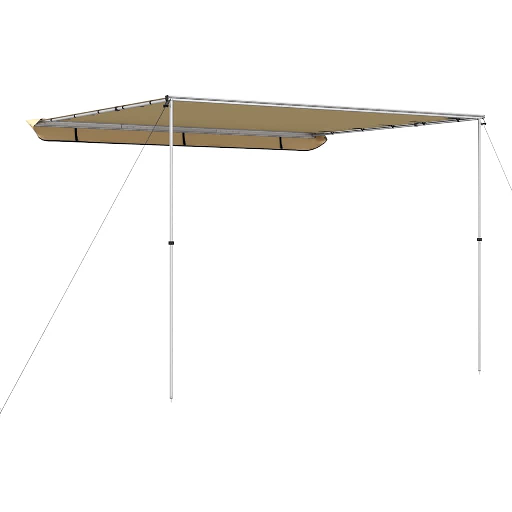 vidaXL Zadaszenie do kampera, 3,6 x 3 x 2,15 m, beżowe