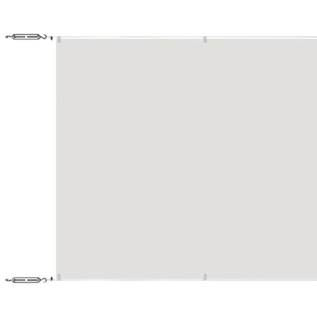 vidaXL Markiza pionowa, biała, 60x800 cm, tkanina Oxford