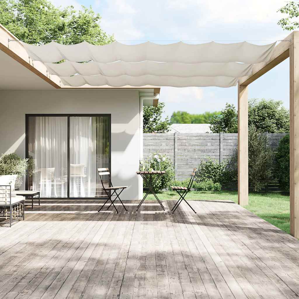 vidaXL Markiza pionowa, biała, 100x1000 cm, tkanina Oxford