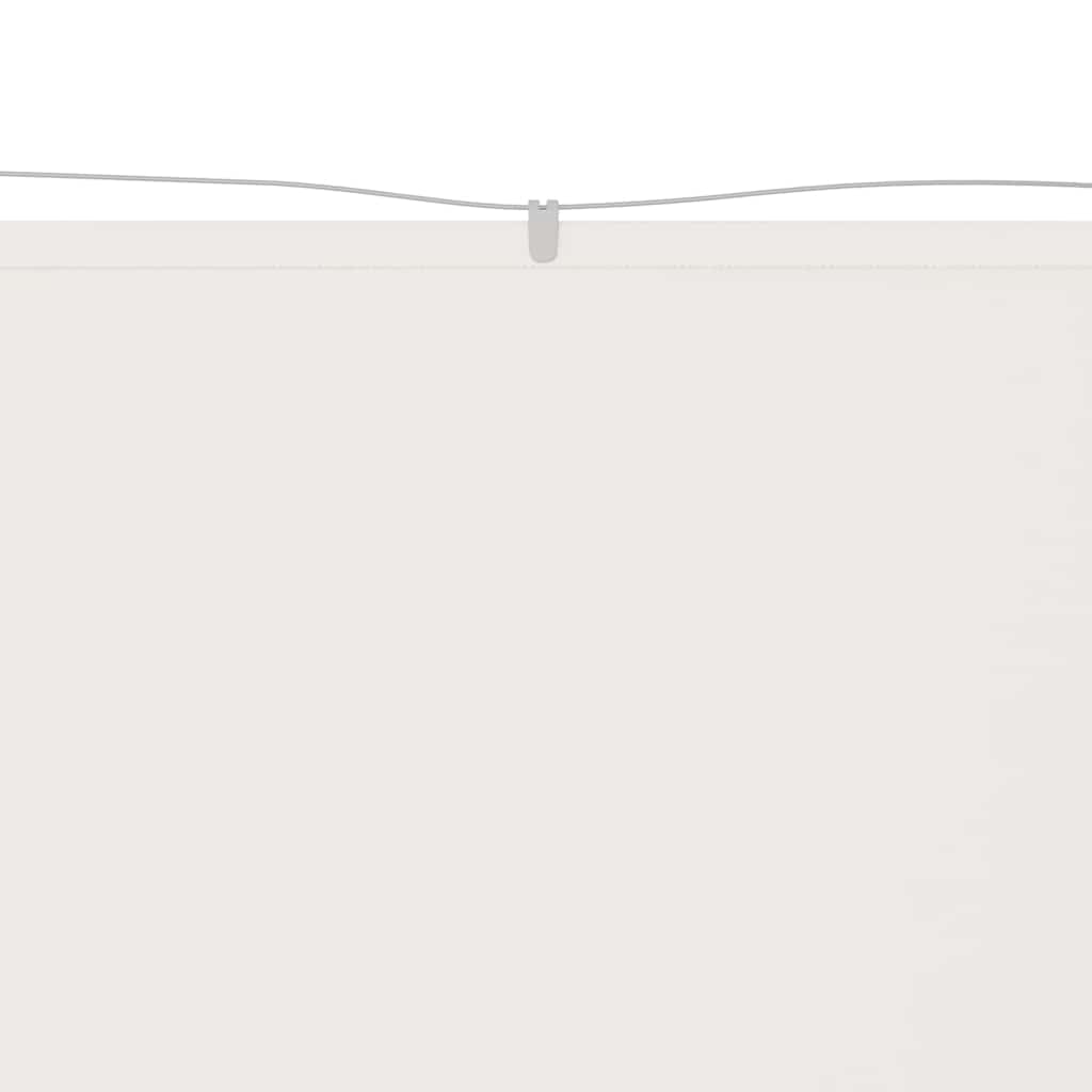 vidaXL Markiza pionowa, biała, 140x270 cm, tkanina Oxford