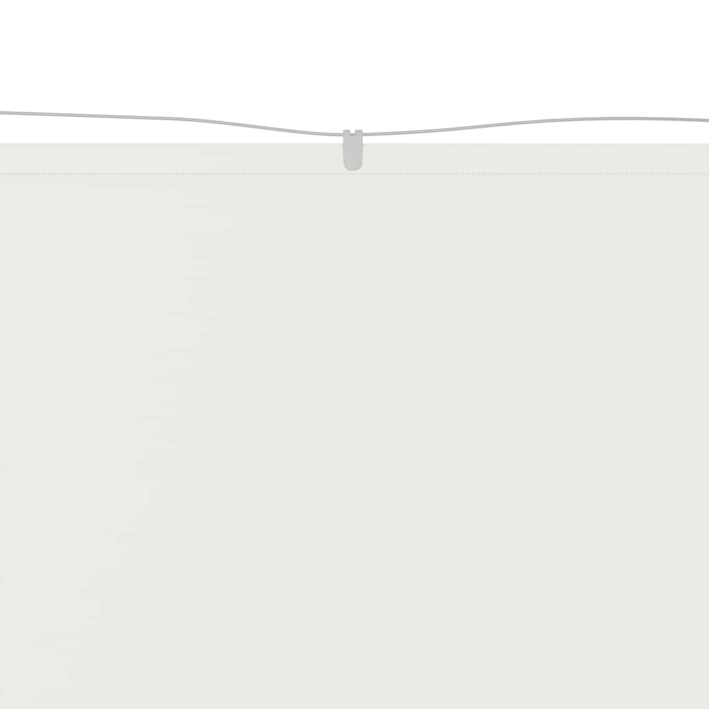 vidaXL Markiza pionowa, biała, 140x420 cm, tkanina Oxford