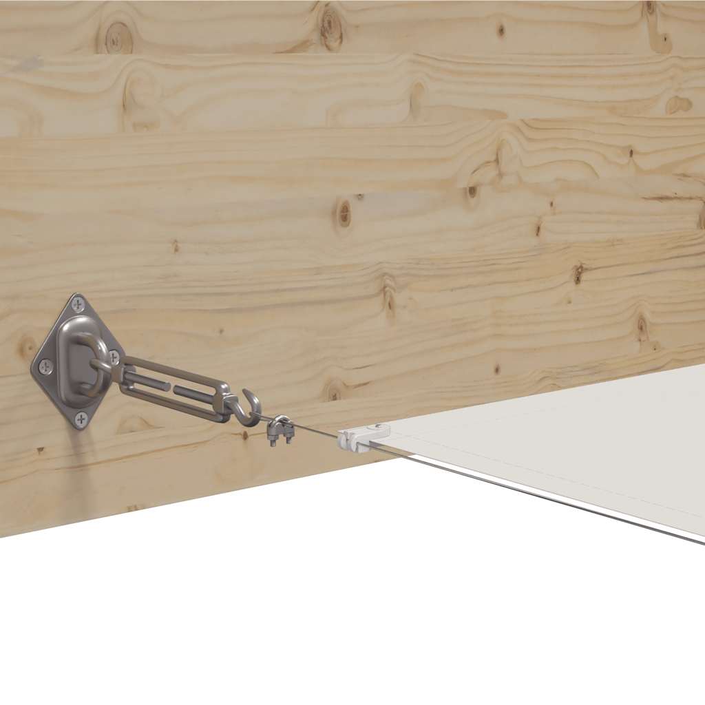 vidaXL Markiza pionowa, biała, 140x600 cm, tkanina Oxford