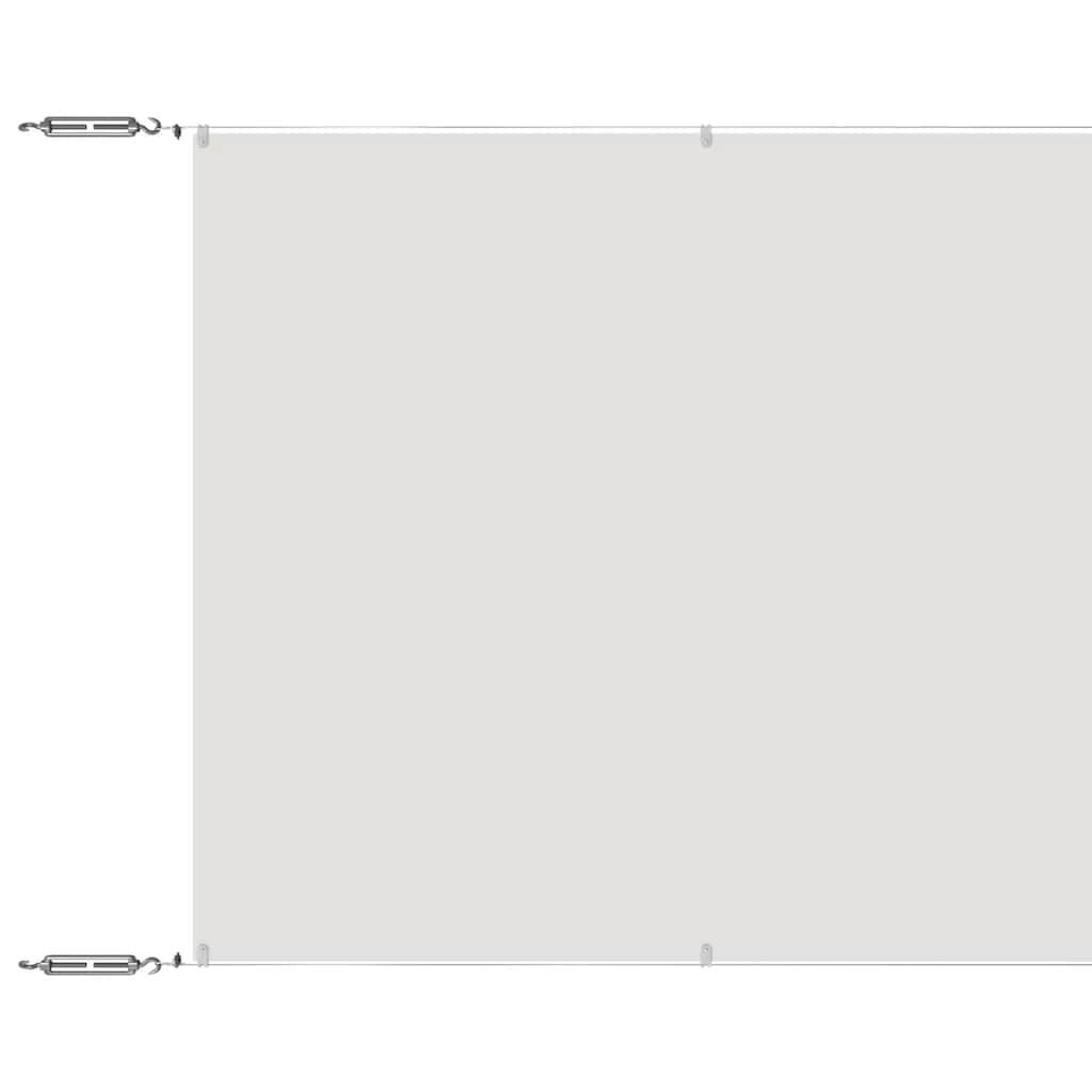 vidaXL Markiza pionowa, biała, 140x800 cm, tkanina Oxford