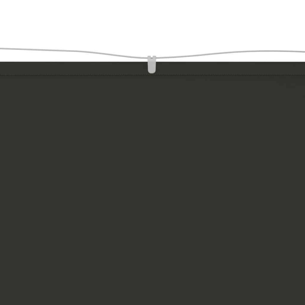 vidaXL Markiza pionowa, antracytowa, 60x420 cm, tkanina Oxford