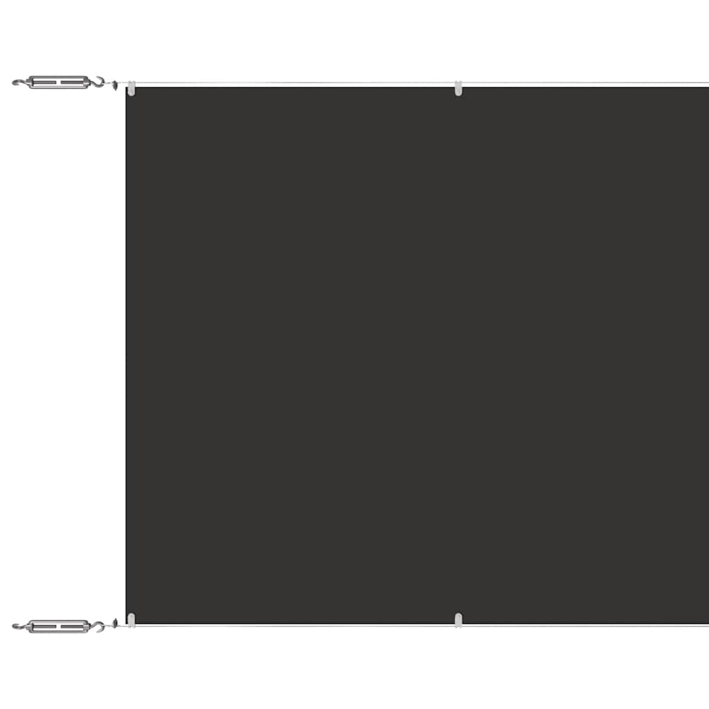 vidaXL Markiza pionowa, antracytowa, 100x1200 cm, tkanina Oxford