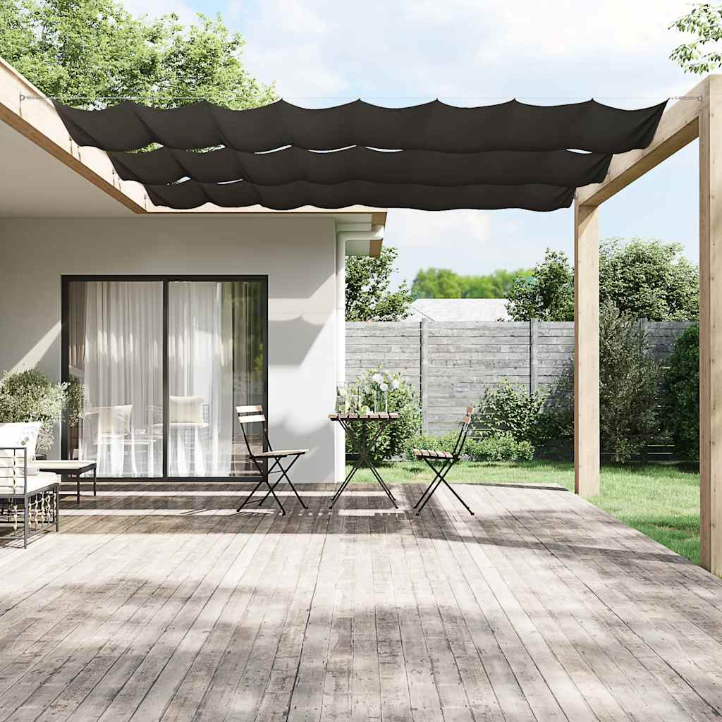 vidaXL Markiza pionowa, antracytowa, 100x1200 cm, tkanina Oxford