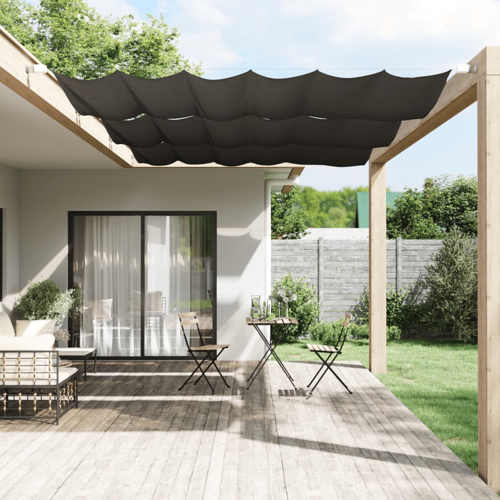 vidaXL Markiza pionowa, antracytowa, 140x270 cm, tkanina Oxford