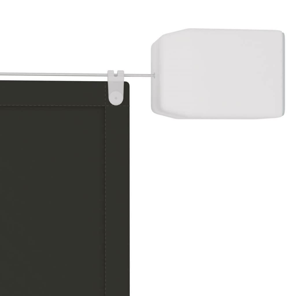 vidaXL Markiza pionowa, antracytowa, 140x420 cm, tkanina Oxford