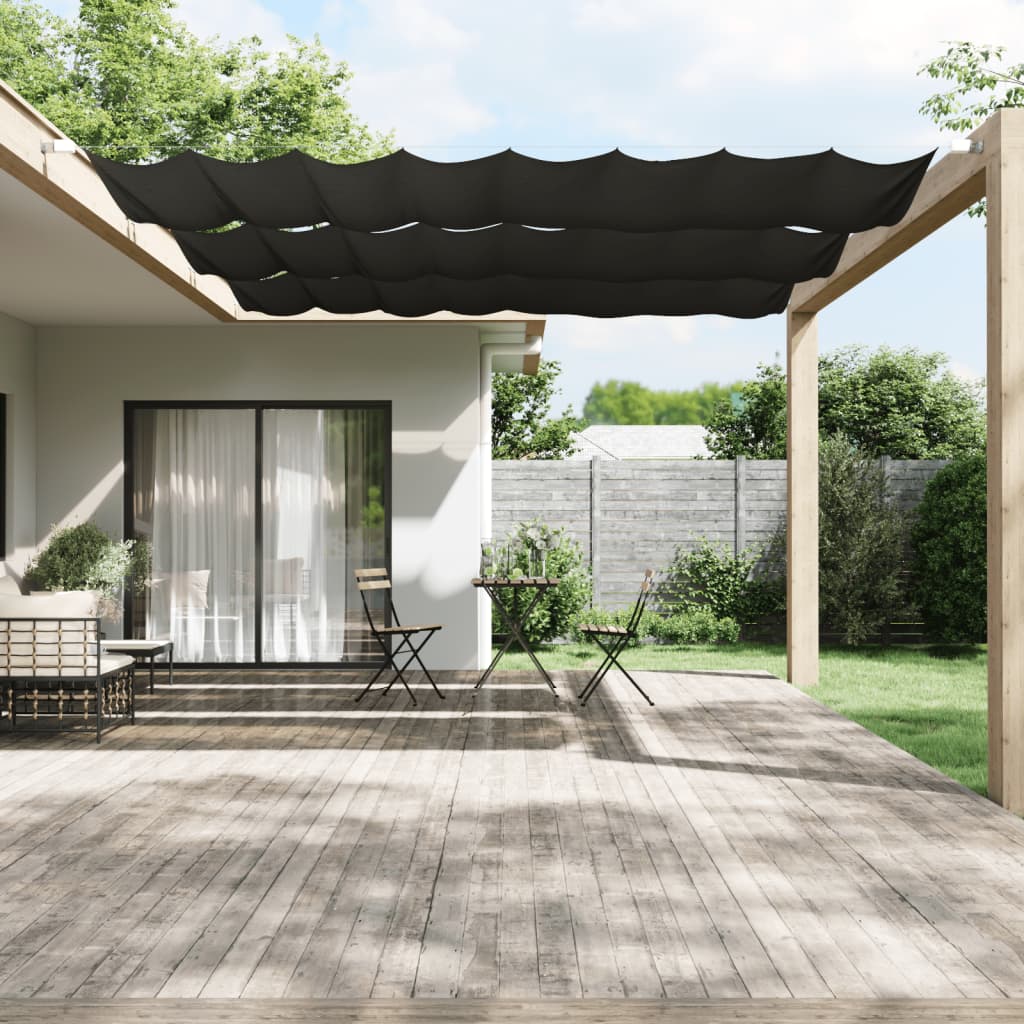 vidaXL Markiza pionowa, antracytowa, 140x420 cm, tkanina Oxford