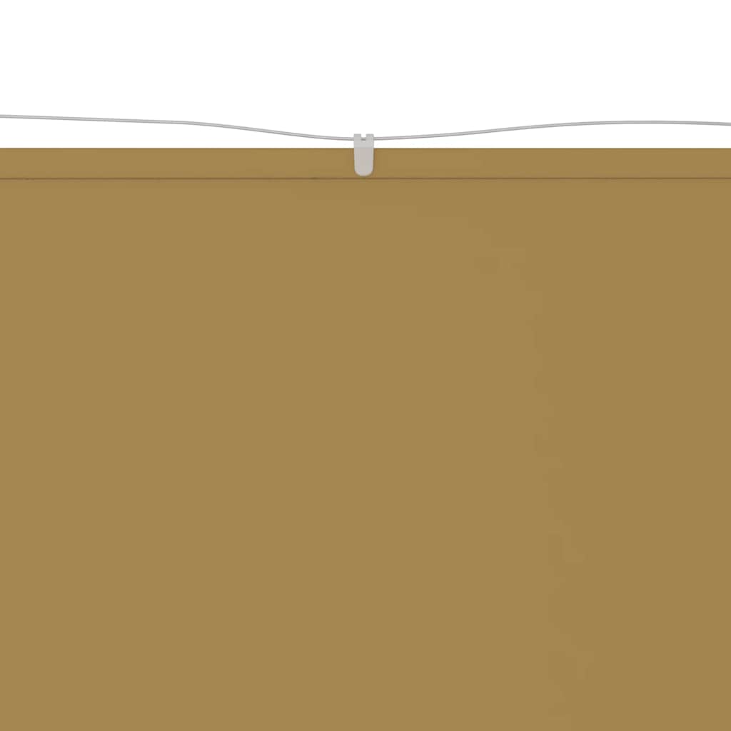 vidaXL Markiza pionowa, beżowa, 60x1200 cm, tkanina Oxford