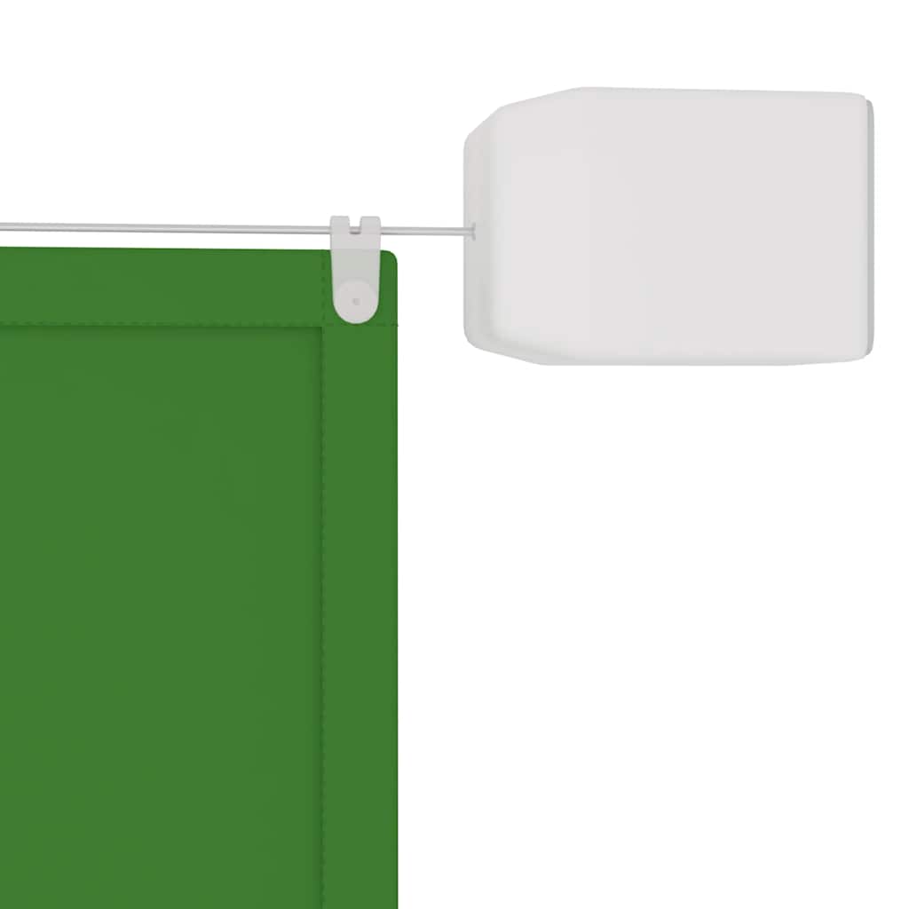 vidaXL Markiza pionowa, jasnozielona, 60x420 cm, tkanina Oxford