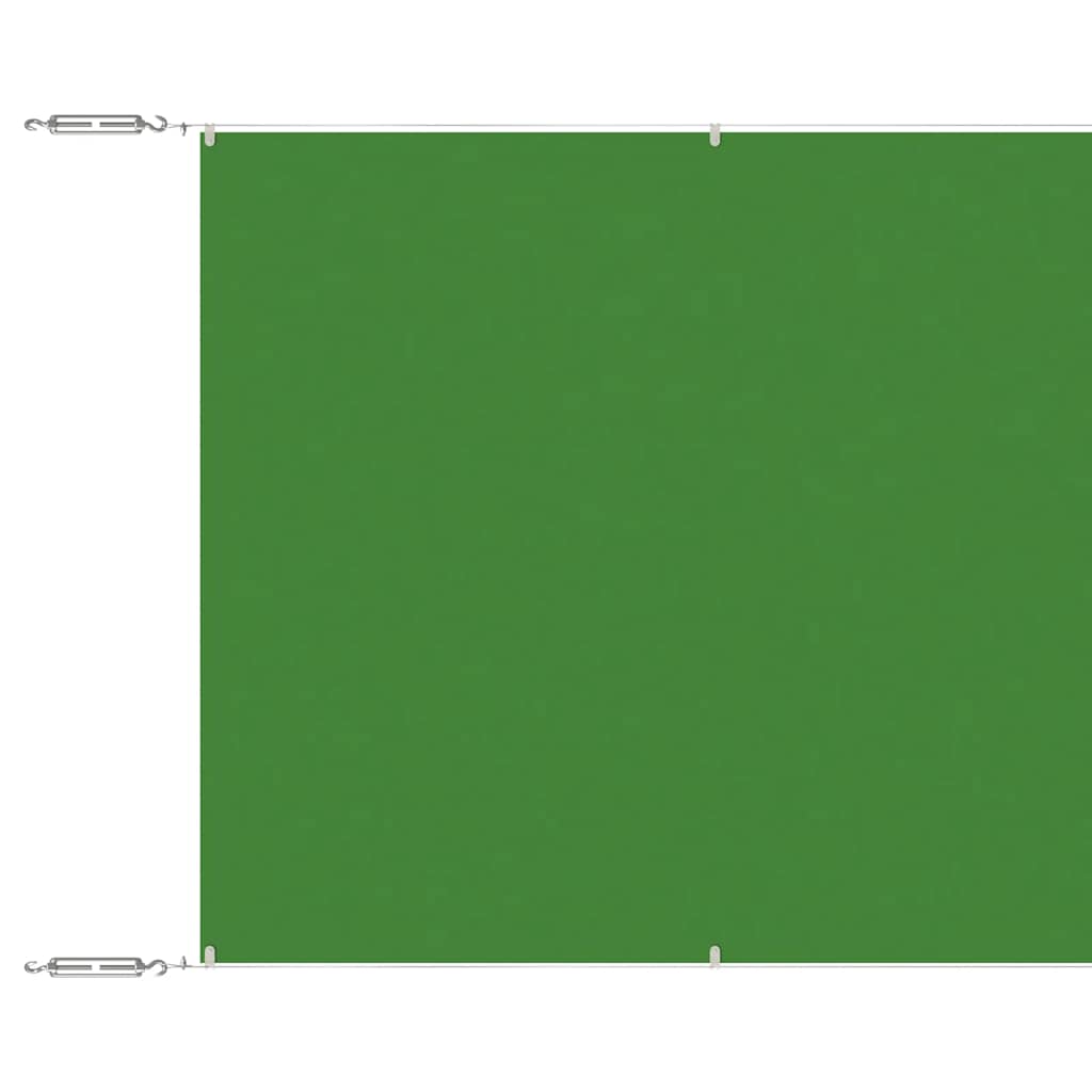 vidaXL Markiza pionowa, jasnozielona, 60x1000 cm, tkanina Oxford