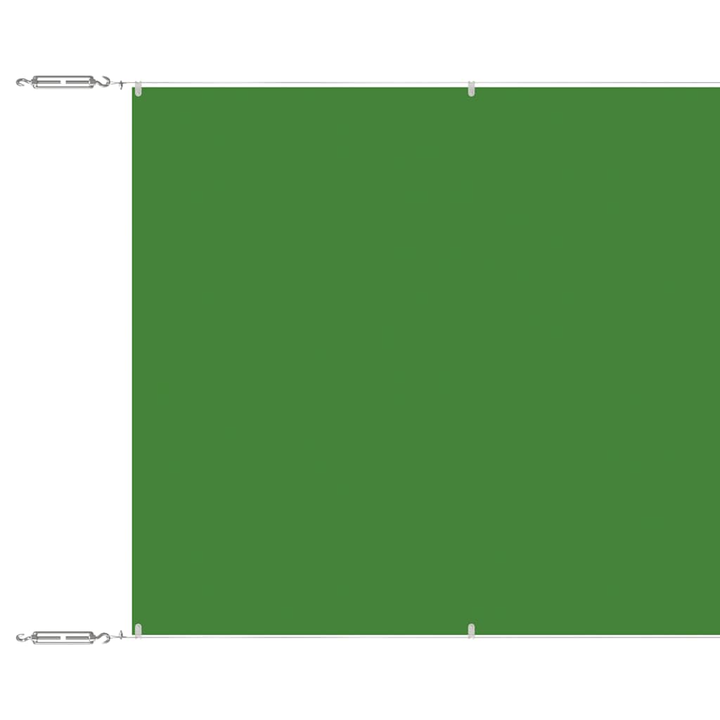 vidaXL Markiza pionowa, jasnozielona, 140x600 cm, tkanina Oxford