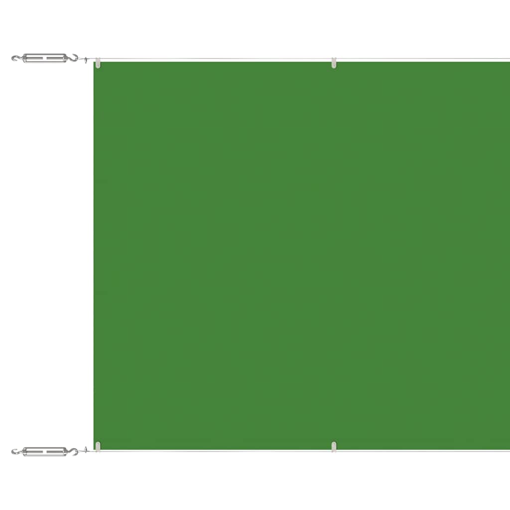 vidaXL Markiza pionowa, jasnozielona, 140x800 cm, tkanina Oxford