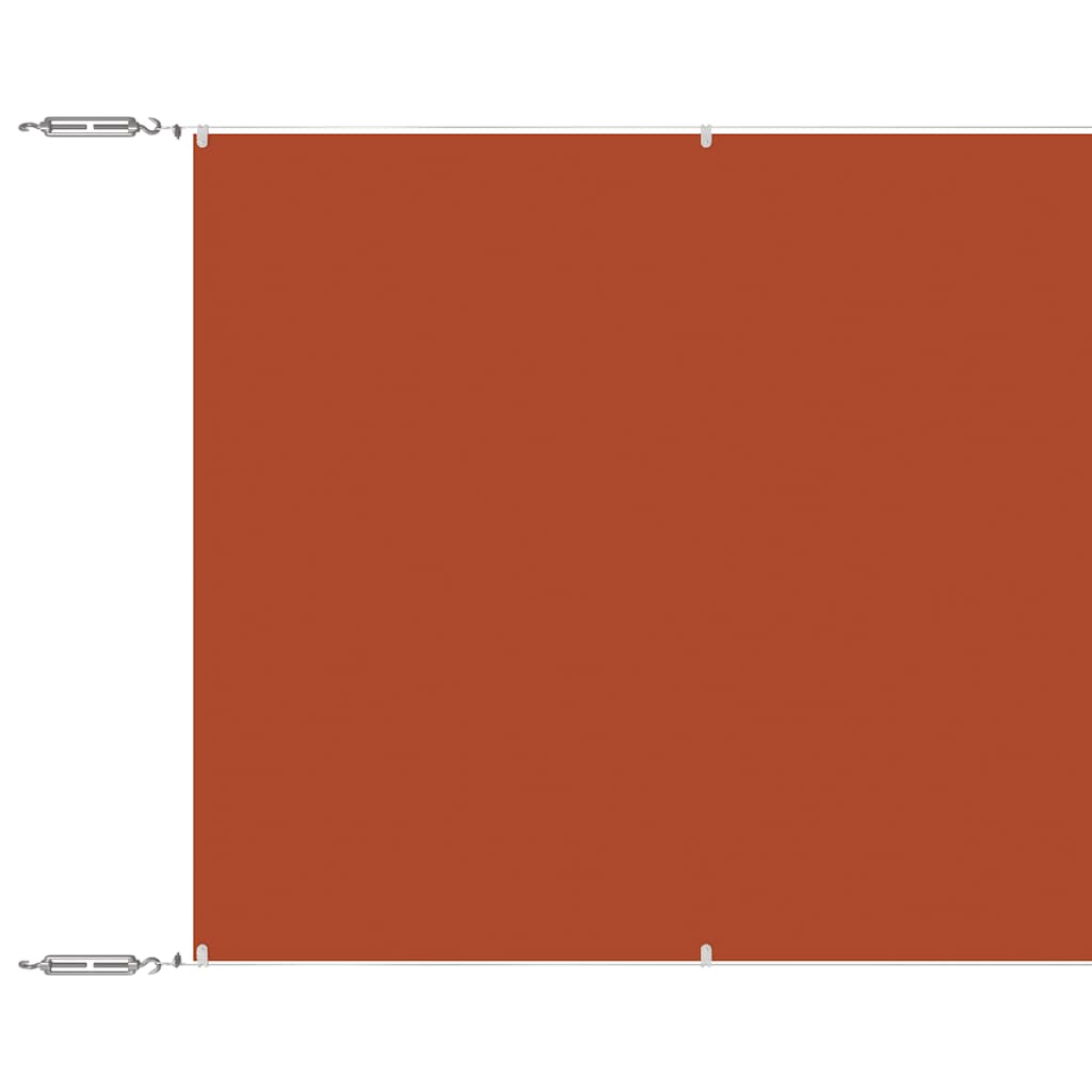 vidaXL Markiza pionowa, terakota, 60x1000 cm, tkanina Oxford