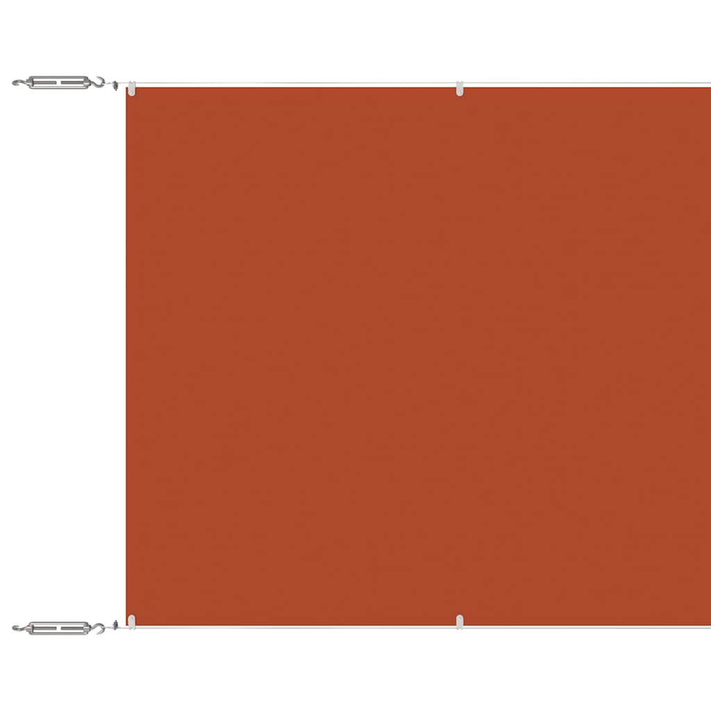 vidaXL Markiza pionowa, terakota, 140x800 cm, tkanina Oxford