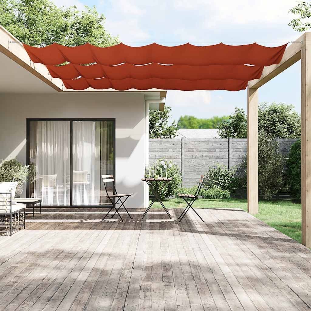vidaXL Markiza pionowa, terakota, 140x800 cm, tkanina Oxford