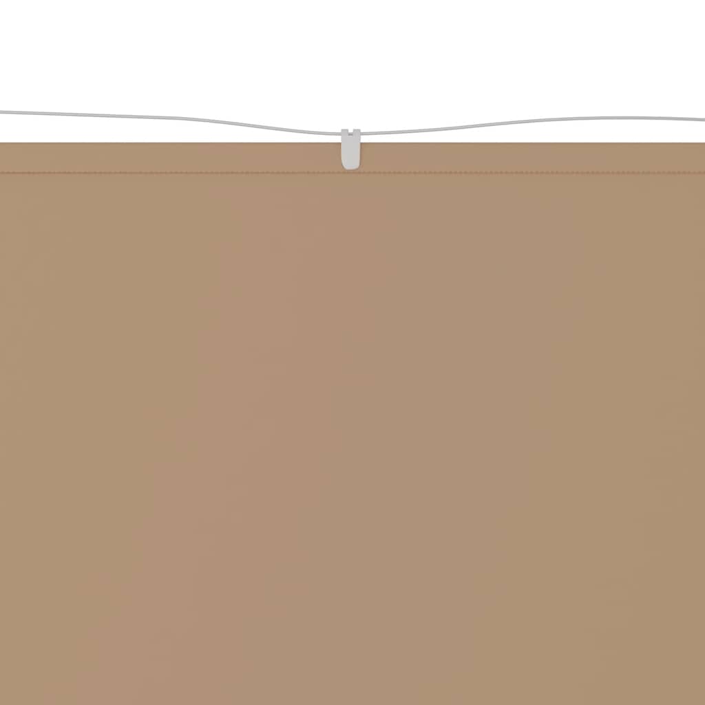 vidaXL Markiza pionowa, kolor taupe, 100x1000 cm, tkanina Oxford
