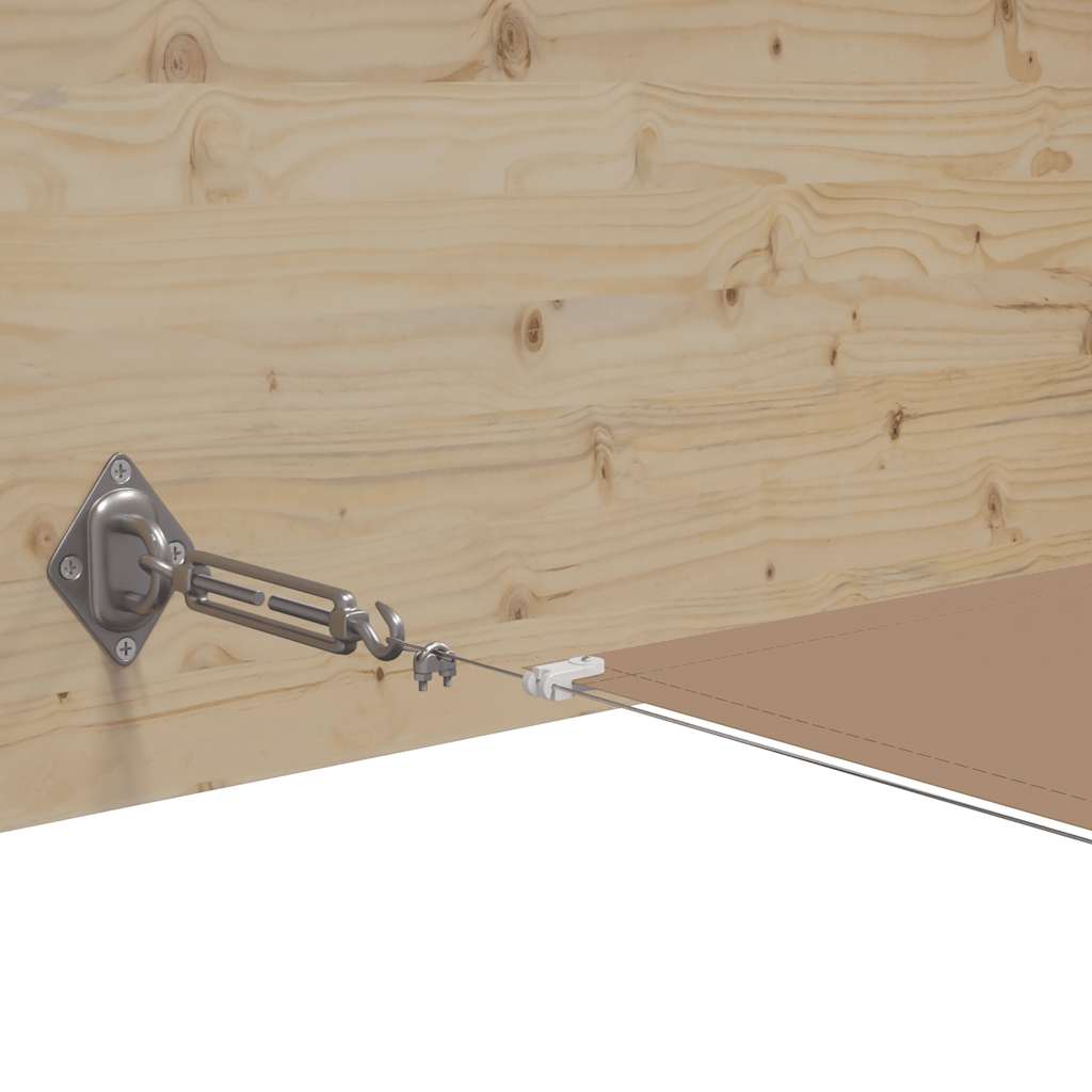vidaXL Markiza pionowa, kolor taupe, 140x800 cm, tkanina Oxford