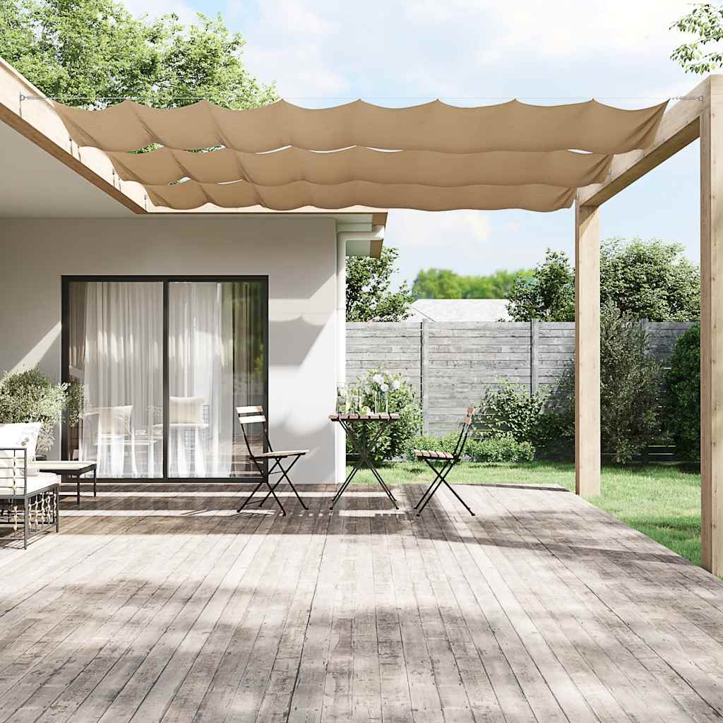 vidaXL Markiza pionowa, kolor taupe, 140x800 cm, tkanina Oxford