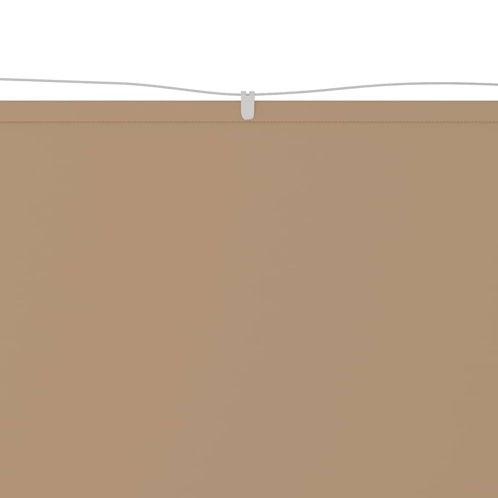 vidaXL Markiza pionowa, kolor taupe, 180x1000 cm, tkanina Oxford