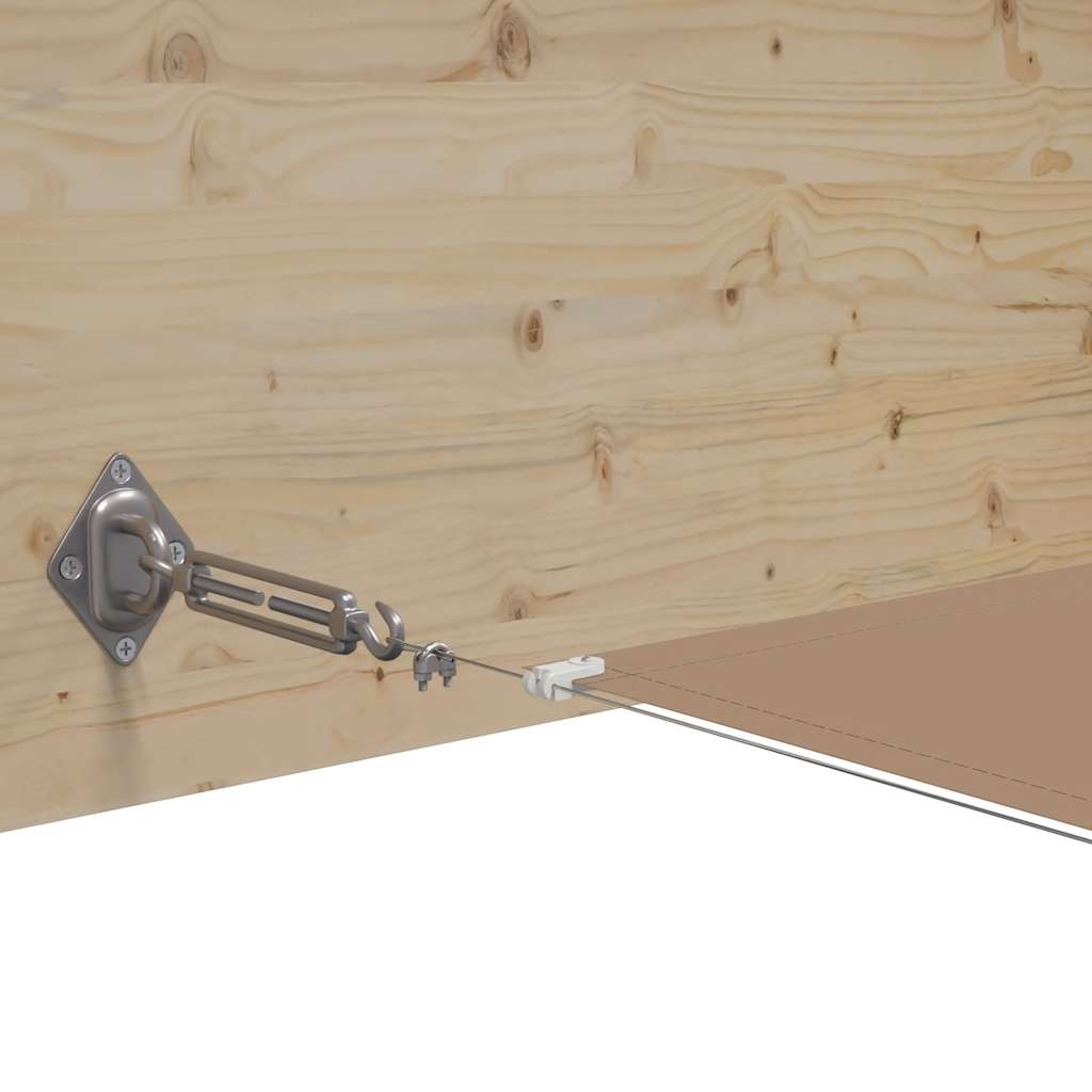 vidaXL Markiza pionowa, kolor taupe, 180x1000 cm, tkanina Oxford