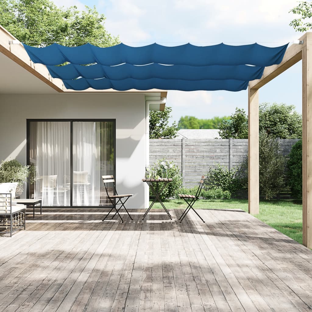 vidaXL Markiza pionowa, niebieska, 100x360 cm, tkanina Oxford