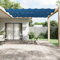 vidaXL Markiza pionowa, niebieska, 100x360 cm, tkanina Oxford