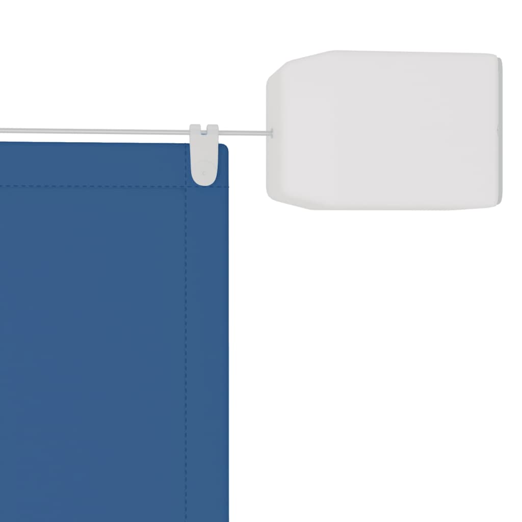 vidaXL Markiza pionowa, niebieska, 140x420 cm, tkanina Oxford