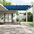 vidaXL Markiza pionowa, niebieska, 140x420 cm, tkanina Oxford