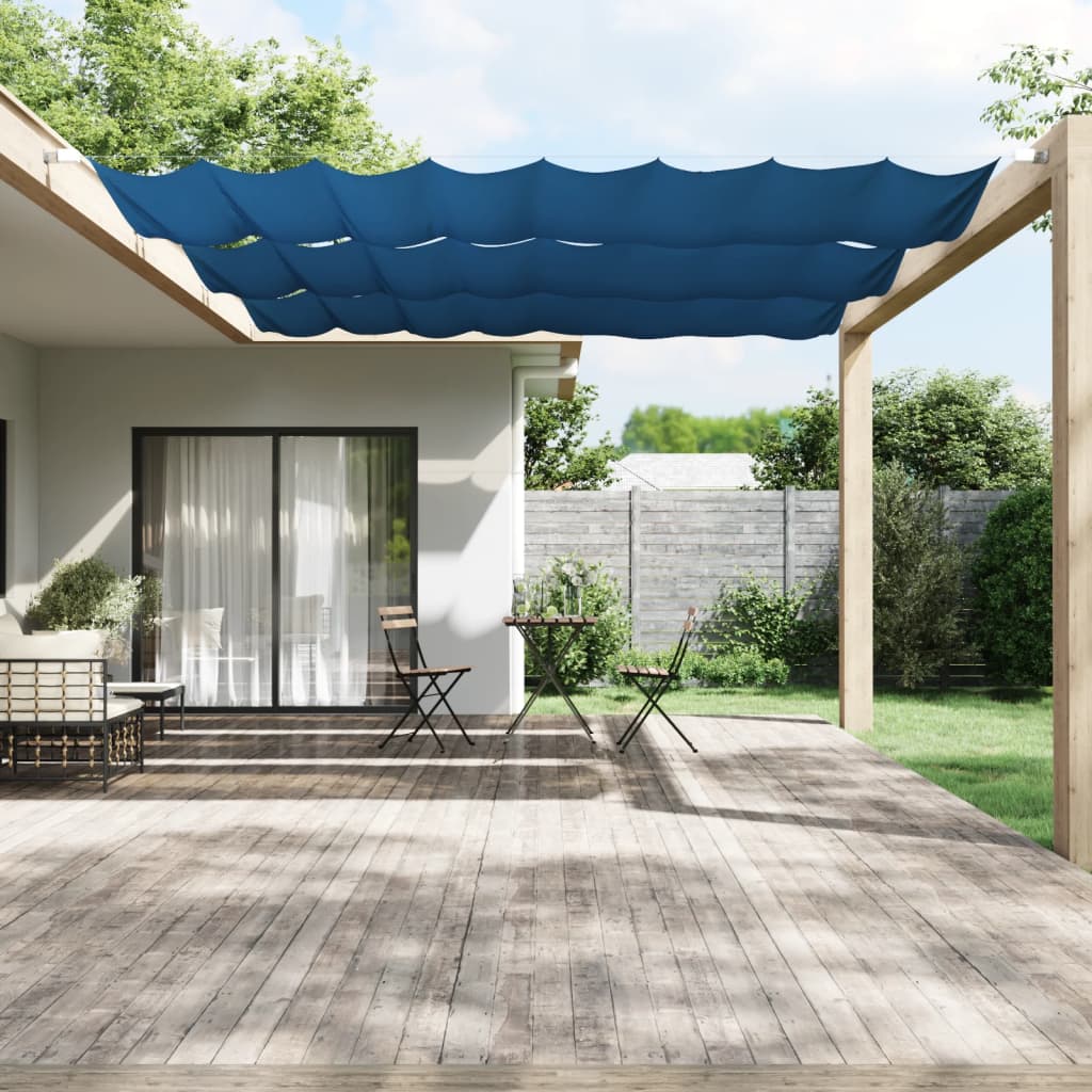 vidaXL Markiza pionowa, niebieska, 140x420 cm, tkanina Oxford