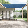 vidaXL Markiza pionowa, niebieska, 140x1000 cm, tkanina Oxford