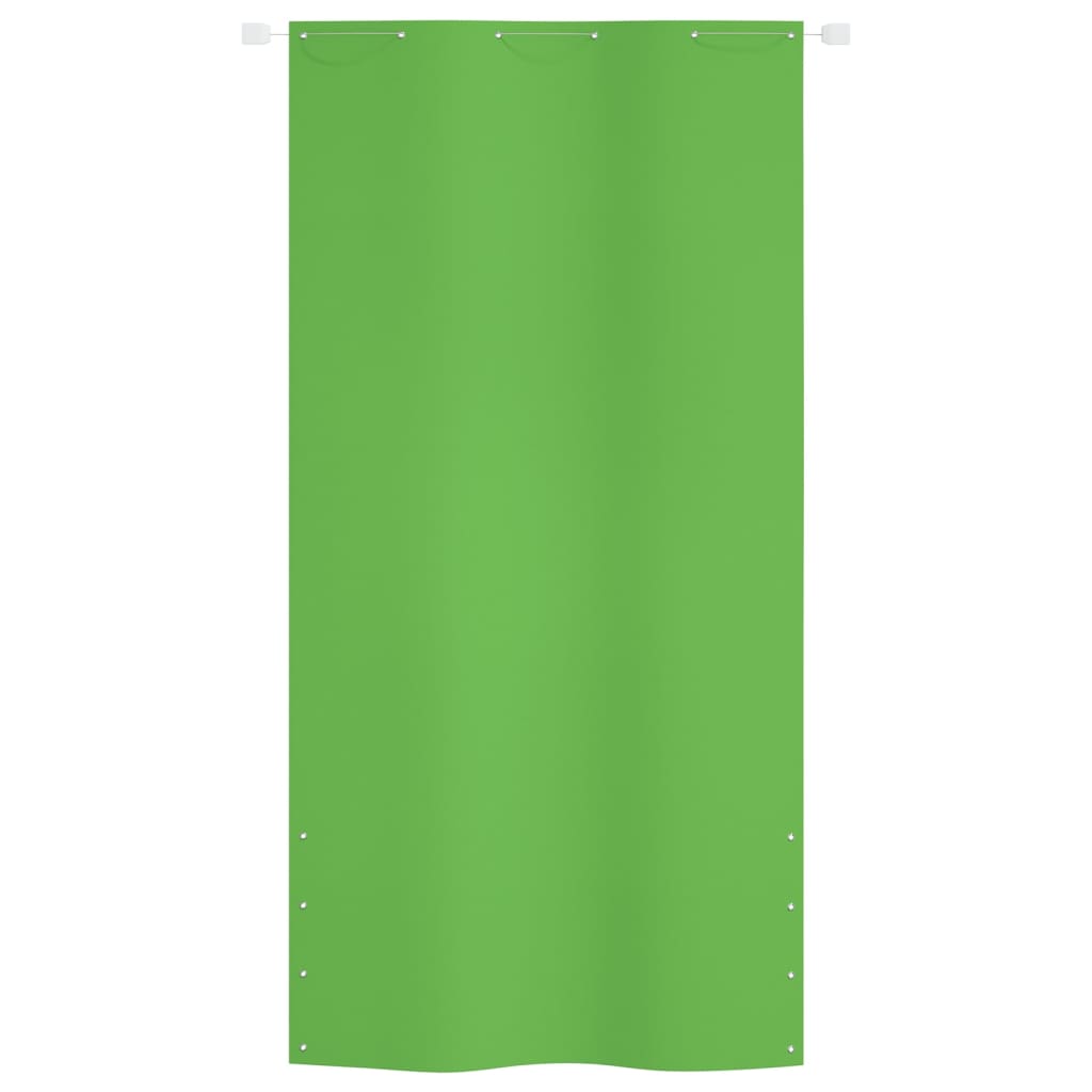 vidaXL Parawan balkonowy, jasnozielony, 120x240 cm, tkanina Oxford