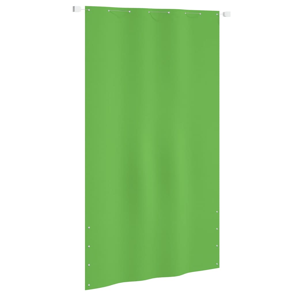 vidaXL Parawan balkonowy, jasnozielony, 140x240 cm, tkanina Oxford