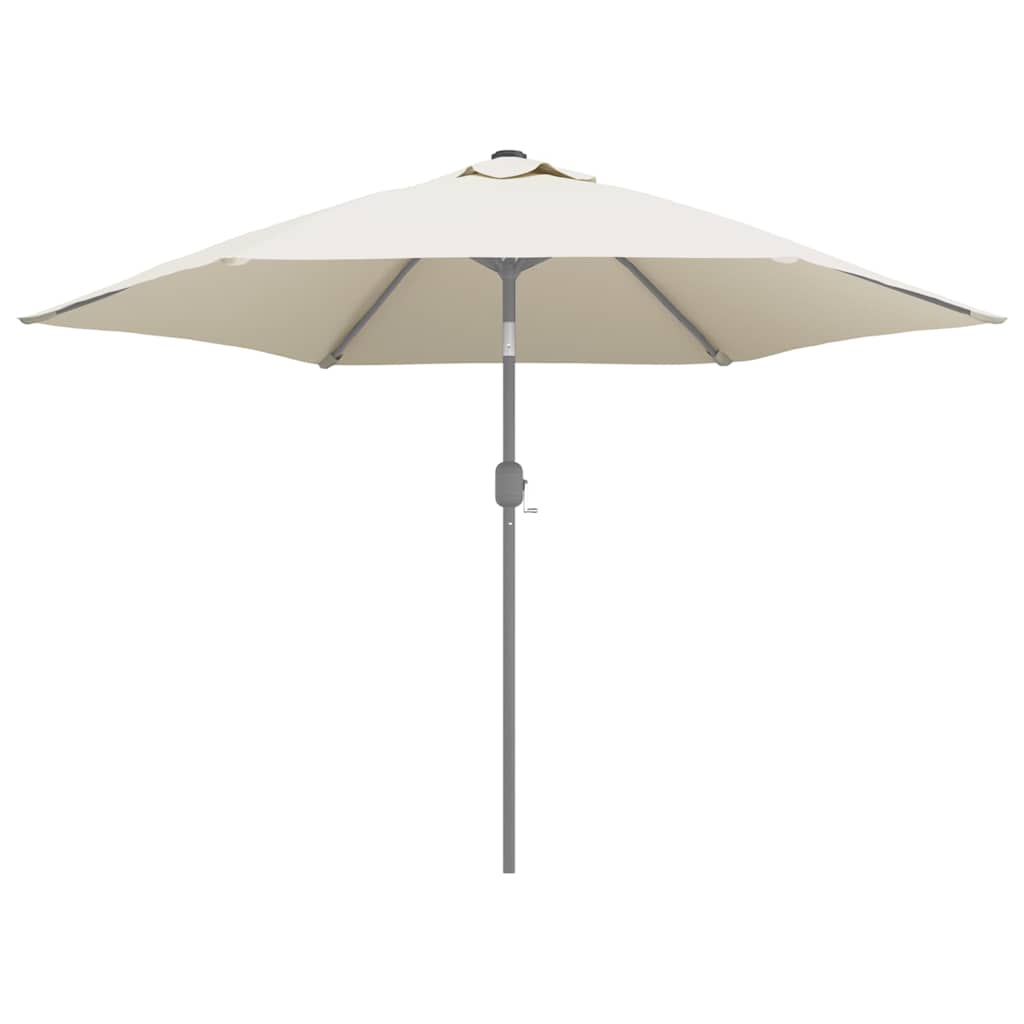 vidaXL Zamienne pokrycie parasola ogrodowego, piaskowa biel, 300 cm