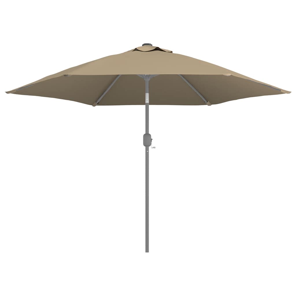 vidaXL Pokrycie do parasola ogrodowego, kolor taupe, 300 cm