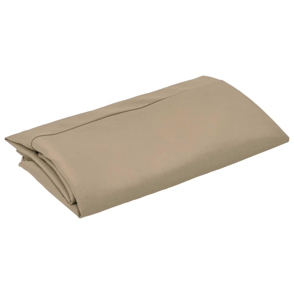 vidaXL Zamienne pokrycie parasola ogrodowego, kolor taupe, 300 cm