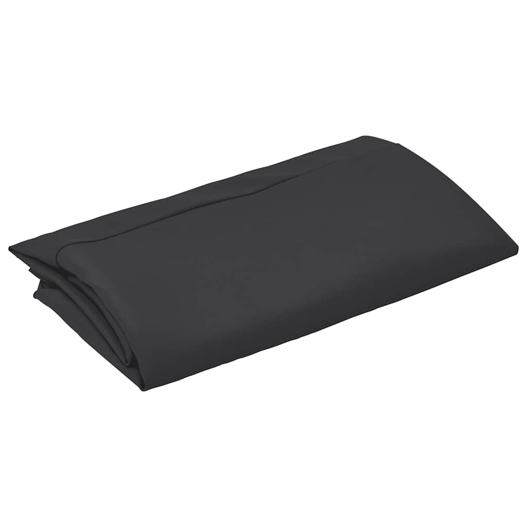 vidaXL Zamienne pokrycie parasola ogrodowego, czarne, 300 cm