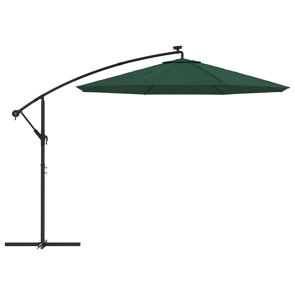 vidaXL Zamienne pokrycie parasola ogrodowego, zielone, 350 cm