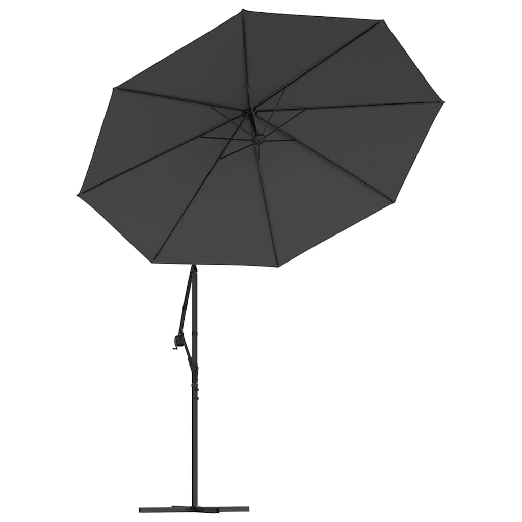 vidaXL Zamienne pokrycie parasola ogrodowego, antracytowe, 350 cm