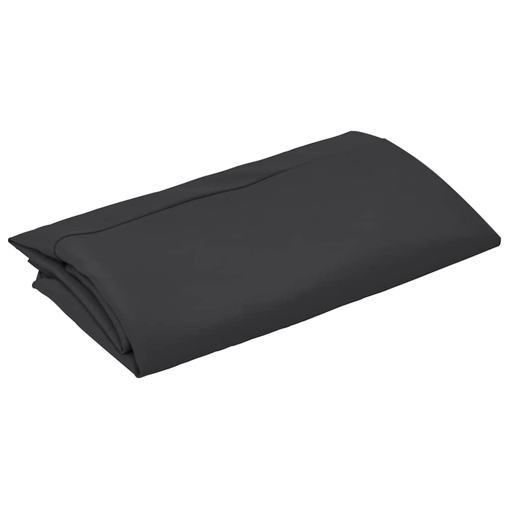 vidaXL Zamienne pokrycie parasola ogrodowego, czarne, 350 cm