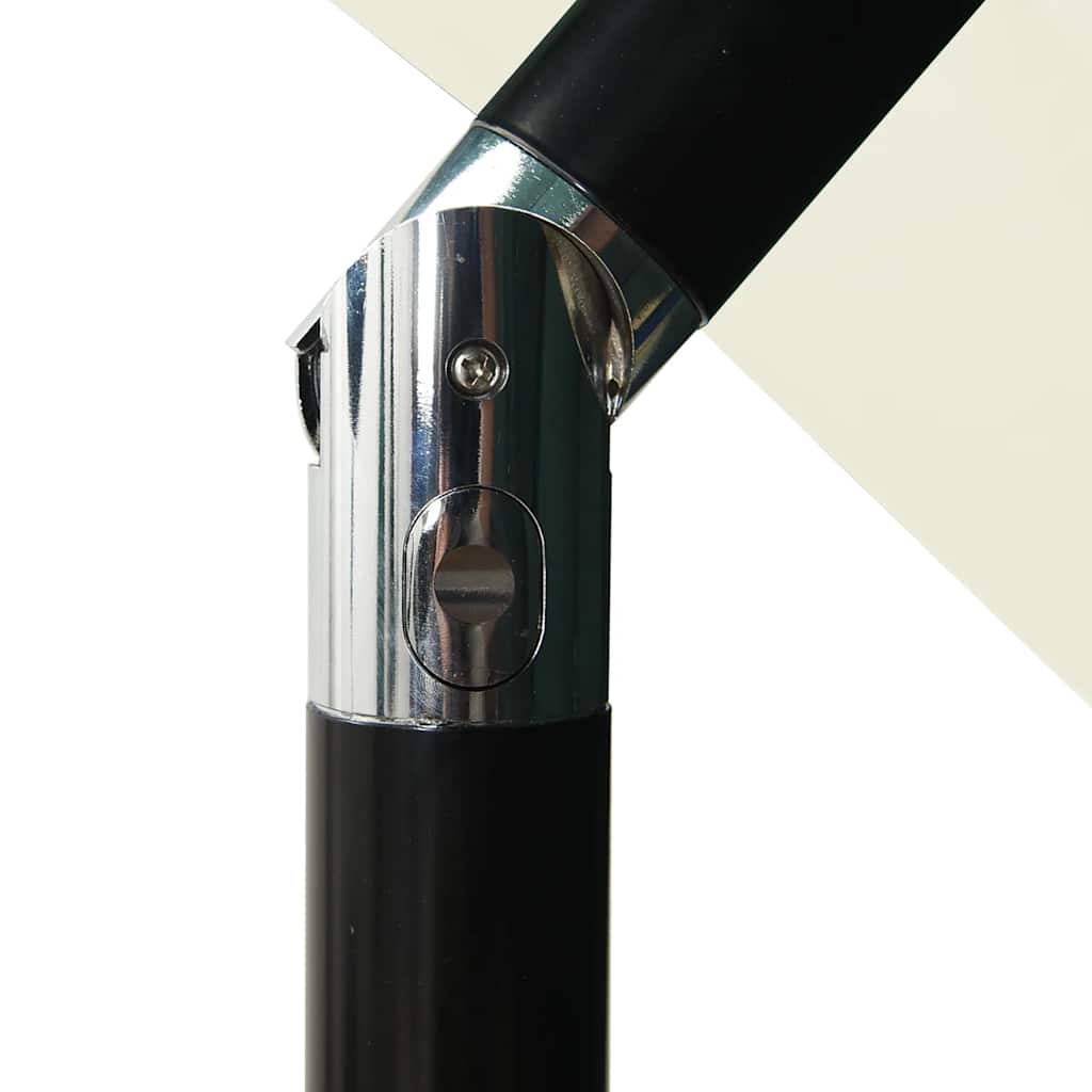 vidaXL 3-poziomowy parasol na aluminiowym słupku, piaskowy, 2,5x2,5 m
