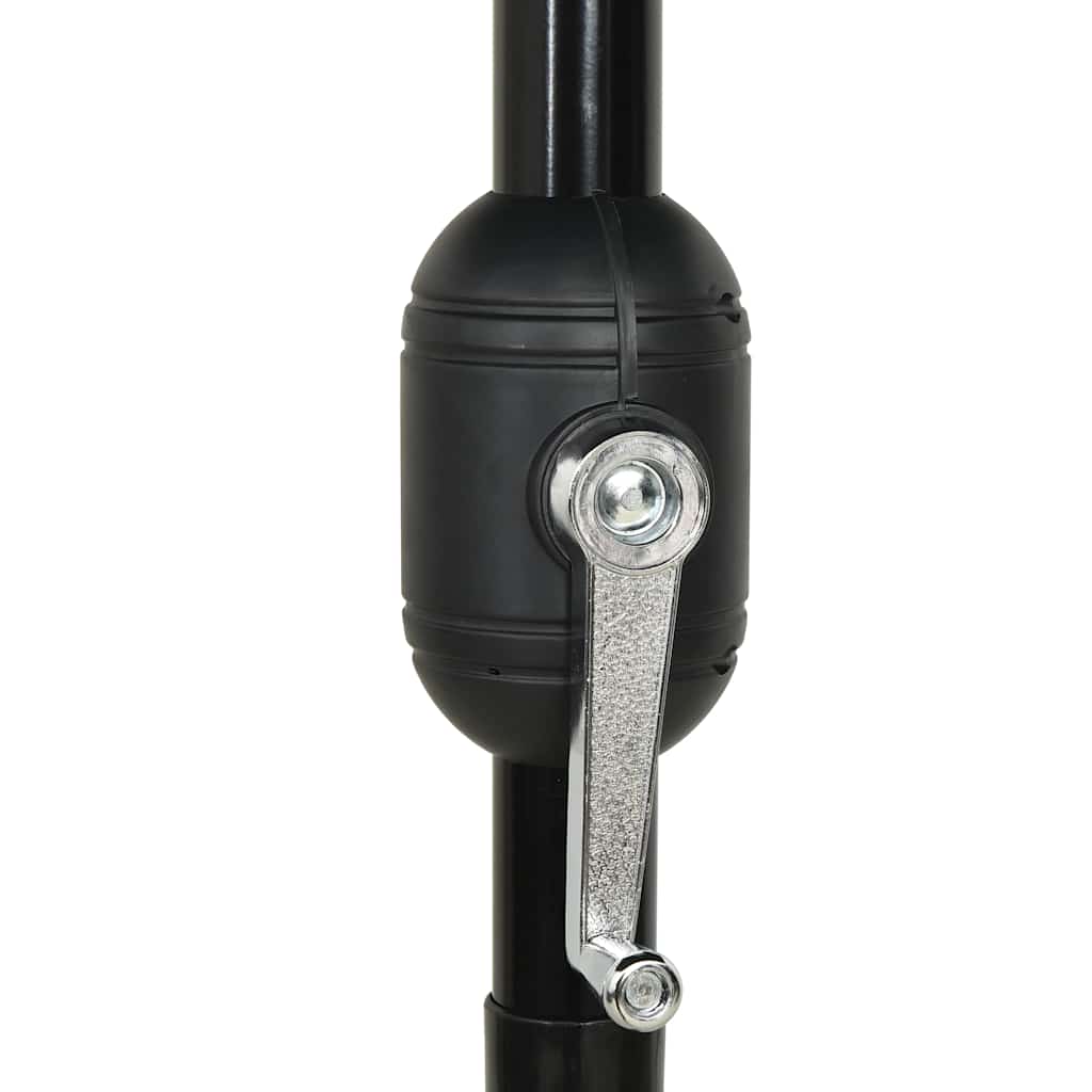 vidaXL 3-poziomowy parasol na aluminiowym słupku, zielony, 2,5 m