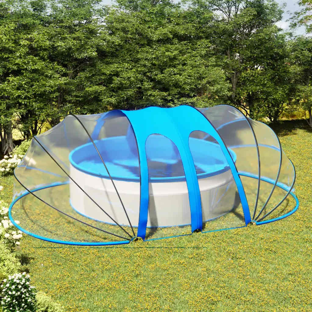 vidaXL Kopuła basenowa, 620 x 410 x 210 cm