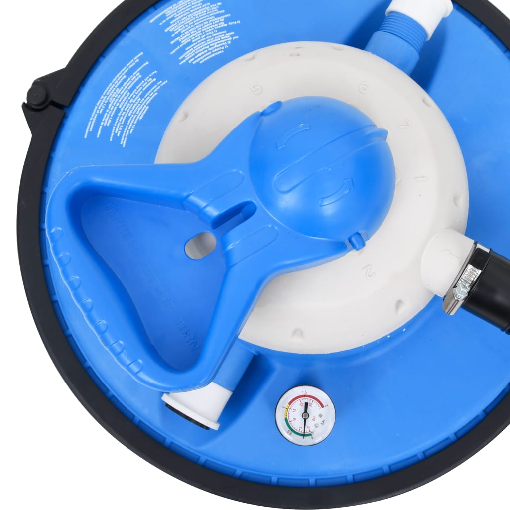 vidaXL Pompa z filtrem piaskowym, 385 x 620 x 432 mm, 200 W, 25 L