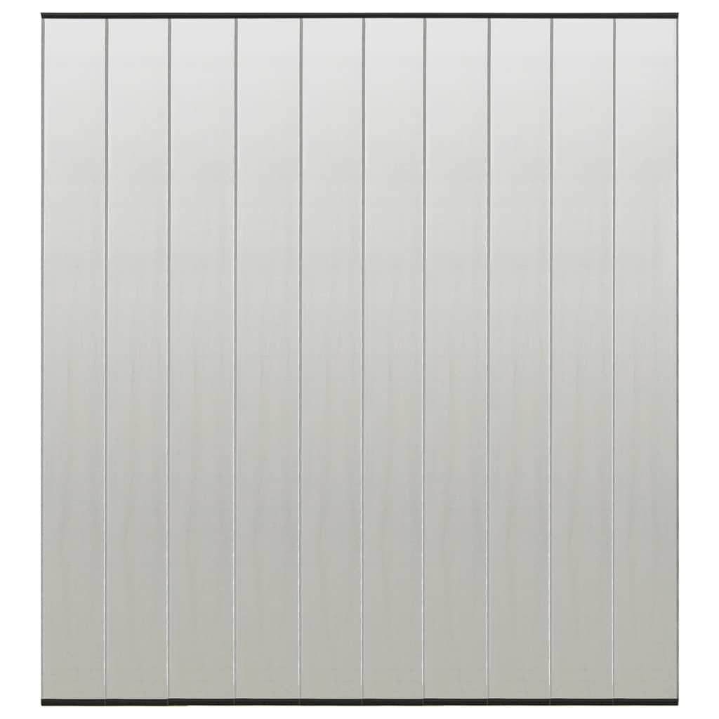 vidaXL Moskitiera na drzwi, 10-panelowa, czarna, 240x240 cm