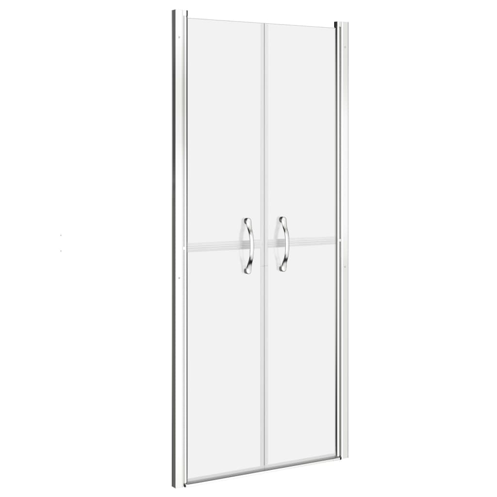 vidaXL Drzwi prysznicowe, szkło mrożone, ESG, 71x190 cm