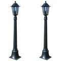 vidaXL Lampy ogrodowe Preston, 2 szt., 105 cm