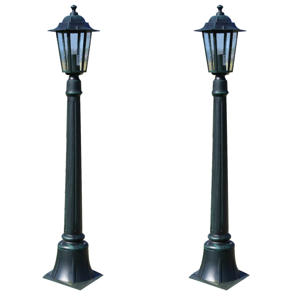vidaXL Lampy ogrodowe Preston, 2 szt., 105 cm
